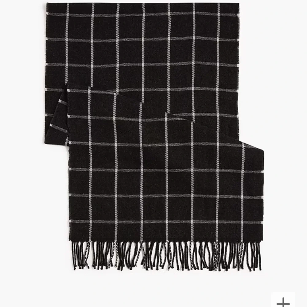 J. Crew Factory Windowpane Plaid Scarf